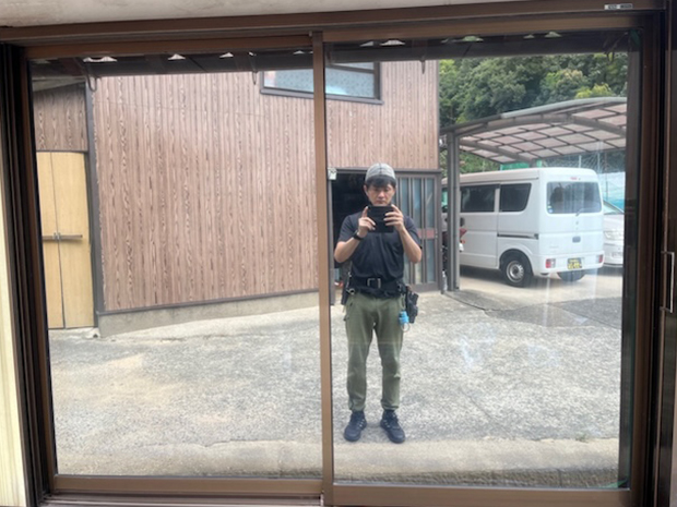 室外側 アフター